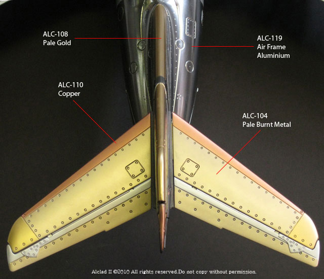 Alclad in Action top tail section photo